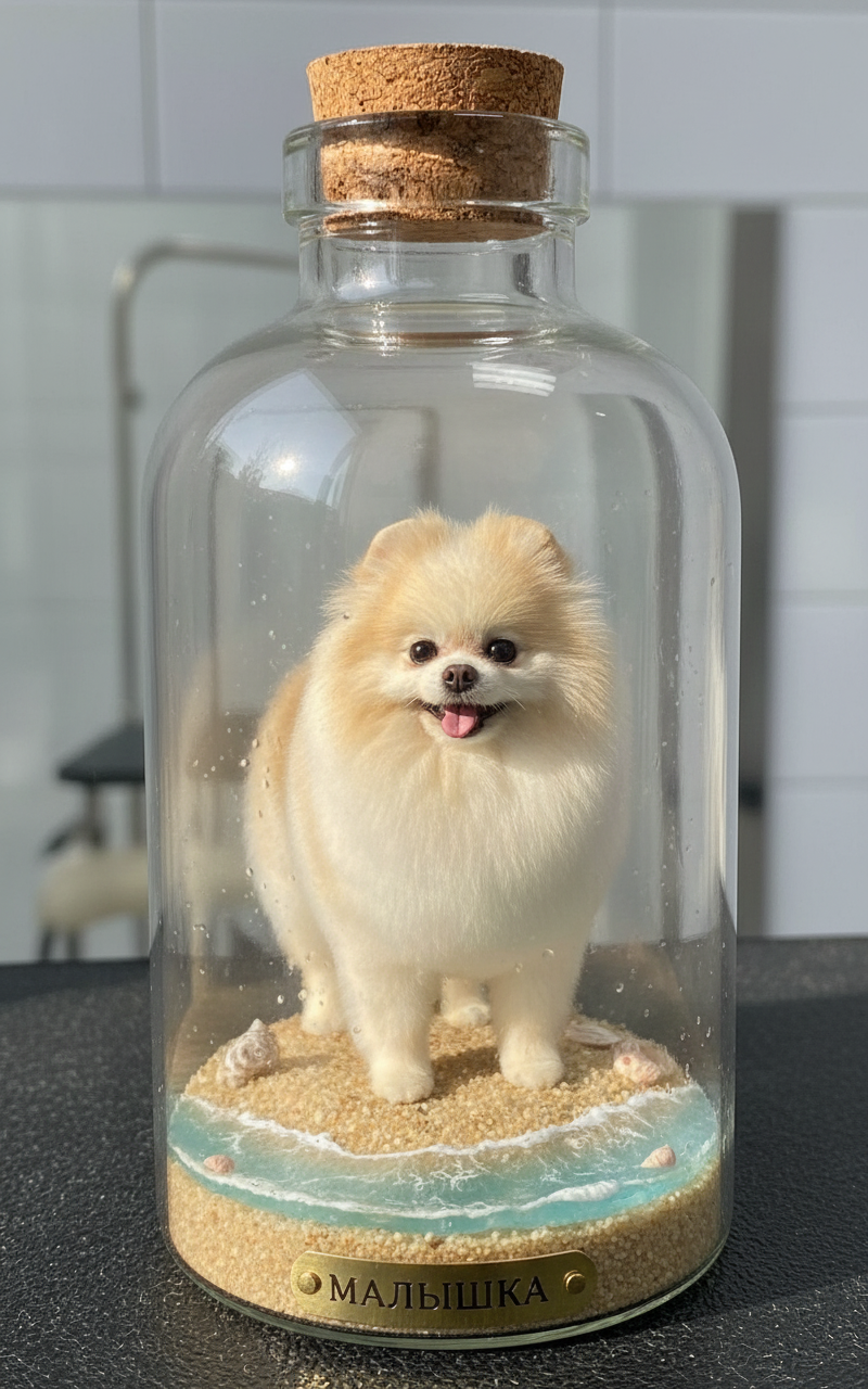 Collectible in a jar